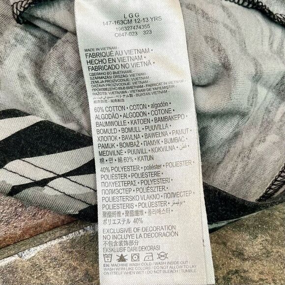 Jordan Tatum Zoo Black White Tee Shirt Large 12-13 - Picture 5 of 11